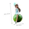 3pcs Year Old Girl Fruit Doll Piggy Banks Adorable Coin Money Bank for Boys and Girls Home Decoration Style view 2
