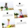 3pcs Year Old Girl Fruit Doll Piggy Banks Adorable Coin Money Bank for Boys and Girls Home Decoration Style view 3
