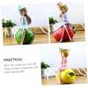 3pcs Year Old Girl Fruit Doll Piggy Banks Adorable Coin Money Bank for Boys and Girls Home Decoration Style view 4