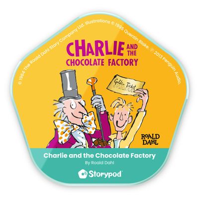 Storypod | Charlie and The Chocolate Factory | Token for The Storypod Audio Learning System | SEL Audio Learning & Interactive Fun