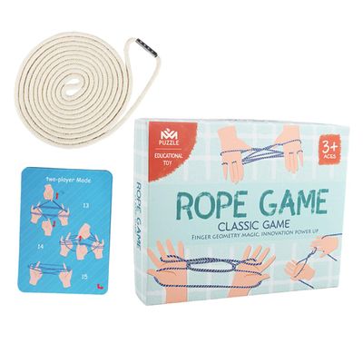 BRIGHTFUFU 1set Cradle Rope and Girls Finger Toy for Imagination and Creativity for Parties Camping and Outdoor Fun Educational Weaving Rope for Boy Girl