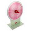 BCOATH Small Prize Wheel Watermelon Shaped Erasable Spin Wheel for Raffles Stand Portable Tabletop Game for Parties Trade Shows and Classroom Activities