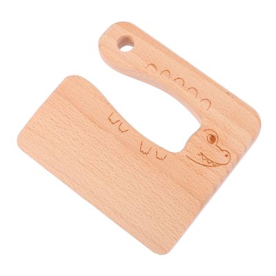 ORFOFE Unique Wooden Chopper for Boys and Girls Wooden Toy Cutter Play Kitchen Toys Safe Chopper for Toddlers