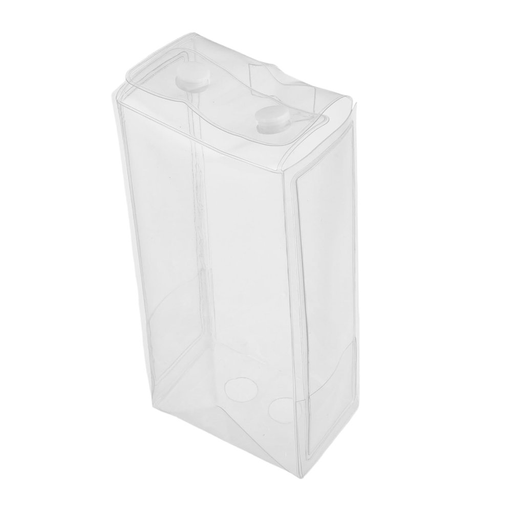 Didiseaon Clear Hanging Bag for Dolls Protective Display Case for Small Toys Lightweight Travel Storage Organizer Keychain for Boys and Girls