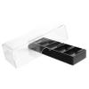 Abaodam Acrylic Poker Chip Case with Cover Multi-function Transparent Holder for Organized Storage of Poker Chips Cards and Dice and Reusable Design for Home Club Use view 1