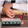 Abaodam Acrylic Poker Chip Case with Cover Multi-function Transparent Holder for Organized Storage of Poker Chips Cards and Dice and Reusable Design for Home Club Use view 2