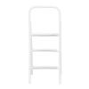 1/12 Miniature Step Ladder Metal Delicate Texture Mini 3 Step Ladder for Dollhouse Furniture Accessories (White) view 2