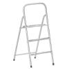 1/12 Miniature Step Ladder Metal Delicate Texture Mini 3 Step Ladder for Dollhouse Furniture Accessories (Silver) view 3