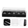 FELTECHELECTR Acrylic Poker Chip Tray Poker Chip Box Case Empty Cases Storage Holder view 2