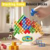 Gdaytao Stacking Tower Game 32PCS with 22 Gameplay Cards | Balance Building Blocks for Kids & Adults | Family Party Board Games, Eco-Friendly STEM Learning Toys view 2