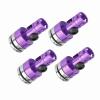ZAWELIYO 4PCS Aluminum Magnetic Body Post Mount Body Post Mount RC Car Accessory for SCX10 1/10 Electric RC Car (#3) view 4