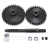 XinGeeek Hardened 1.5M Steel Gear Kit 20T-25T-30T-35T Gears for Traxxas 1/5 X-MAXX XRT RC Car (30T+35T) view 1