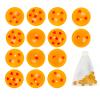 14PCS Anime Bouncy Balls, 7 Red Stars Bouncing Balls 27mm Bounce Ball Party Favors, Bag Filling Halloween Christmas view 1