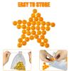14PCS Anime Bouncy Balls, 7 Red Stars Bouncing Balls 27mm Bounce Ball Party Favors, Bag Filling Halloween Christmas view 2