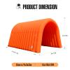 16x10x10Ft Inflatable Sports Tunnel Entrance with Built-in Blower,Inflatable Tunnel Tent for Business Promotion, Trade Shows, Advertising & Exhibitions (Orange) view 2