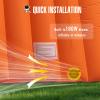 16x10x10Ft Inflatable Sports Tunnel Entrance with Built-in Blower,Inflatable Tunnel Tent for Business Promotion, Trade Shows, Advertising & Exhibitions (Orange) view 4