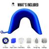 Inflatable Sports Tunnel Entrance with Blower Inflatable Tunnel Tent for Business Advertising Event Exhibition 20X10x10Ft Blue view 4