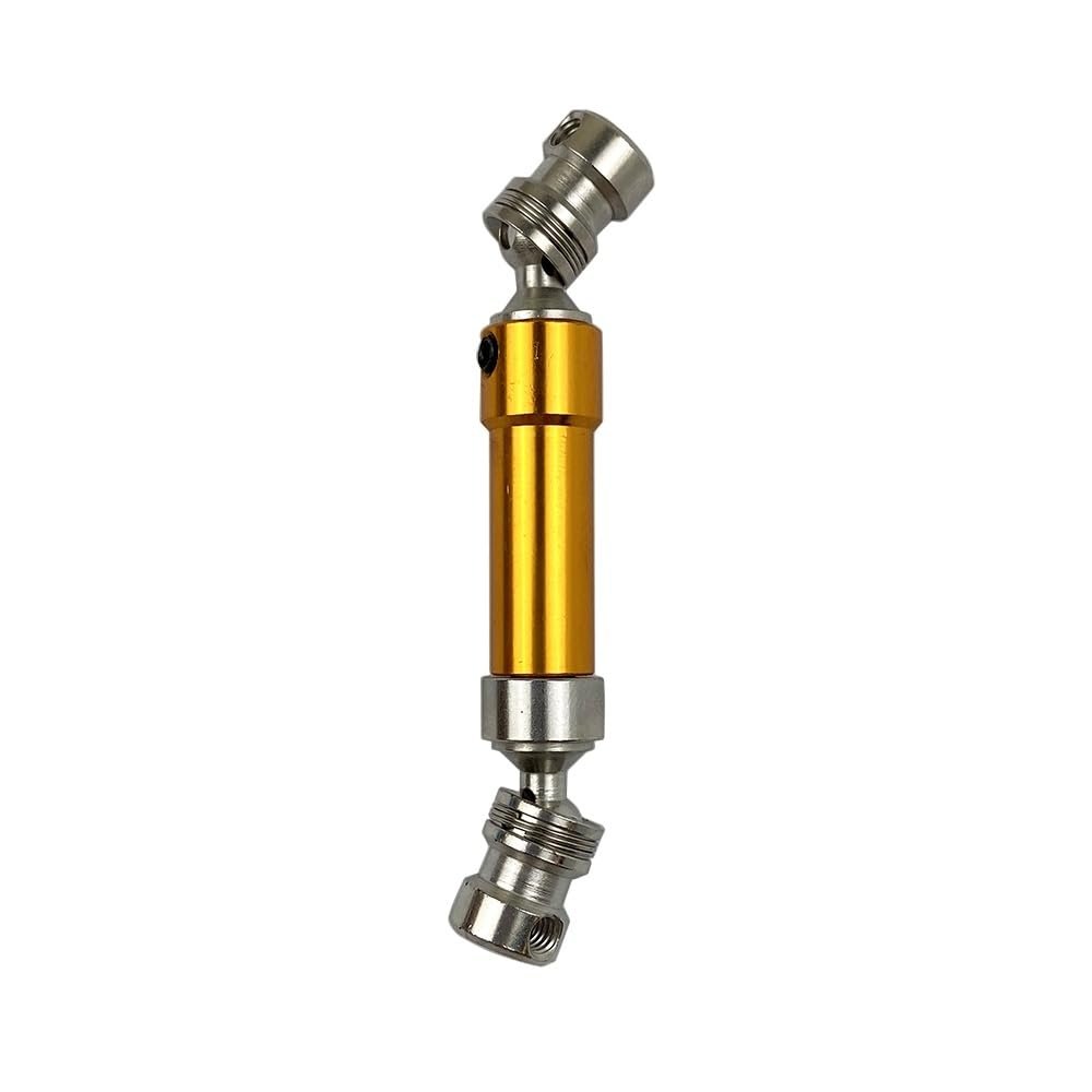 1 Set Metal Rear Drive Shaft CVD for WLtoys 12428 12423 1/12 RC Car Short Course Desert Buggy(Golden)