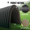 Inflatable Sports Tunnel Entrance with Blower Inflatable Tunnel Tent for Business Advertising Event Exhibition 20X10x10Ft Black view 2