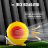 Inflatable Sports Tunnel Entrance with Blower Inflatable Tunnel Tent for Business Advertising Event Exhibition 20X10x10Ft Black view 3