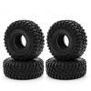 4PCS 117Mm 1.9 Rubber Tire Wheel Tyre for 1/10 RC Crawler Car Traxxas TRX4 RC4WD D90 Axial SCX10 II III Redcat MST view 1