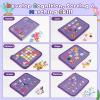 KIDS KING Montessori Busy Board for Toddlers 3-6, Soft Sensory Activity Book with Life Skills, Cognition, Sorting, Matching, Travel Toys for Airplane Car, Gift for Girls Boys 3+ Years Old (Mermaid) view 3