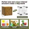 150PCS Magnetic Blocks-Build Mine Magnet World Forest Edition Kids Games for Boys&Girls Age 3-5 4-8 6-8, Magnetic Sensory STEM Toys Tiles for Toddlers Gifts for 3+ Years Old Ideal Construction Toys view 4