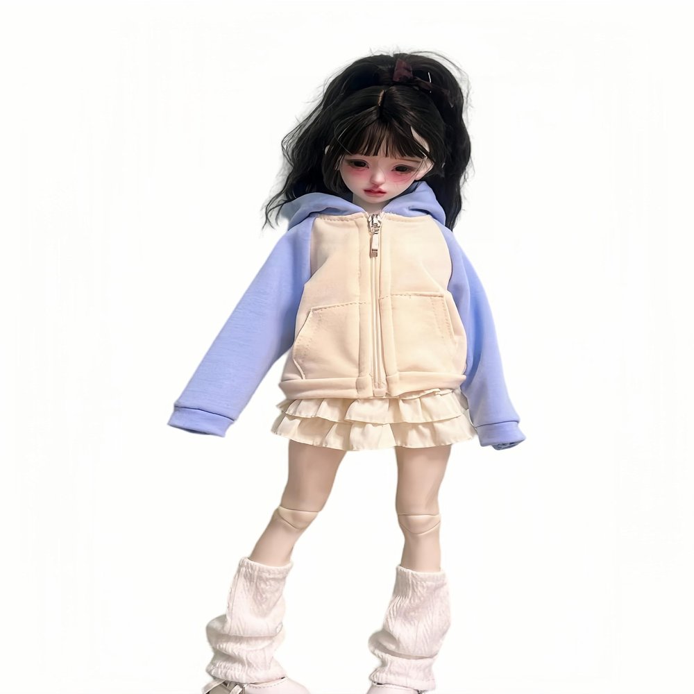 QGYDYH 1/4 BJD Doll Clothes Set Ball Jointed Doll Fashion Handmade Pretty Fashionable Clothes for 16-18 inches BJD Dolls (K)