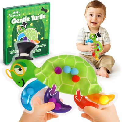 3 otters Color Sorting Toy, Matching Games for Toddlers Sensory Fidget Toy for Kids Fine Motor Matching Games for Preschool Gifts Activities Travel Essential Stock Stuffering