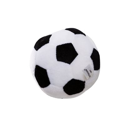 SKISUNO Plush Rattle Bell Baby -Controlled Hand Stick Doll Football Shape for Newborns