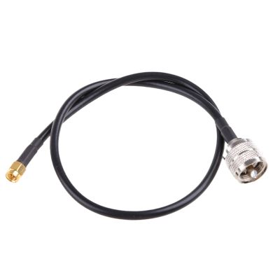 RYUJNDK SMA to UHF Extension Cable RG58 SMA Male to PL259 Male WiFi Pigtail Cable Jumper Cable for CB Radio Ham Radio