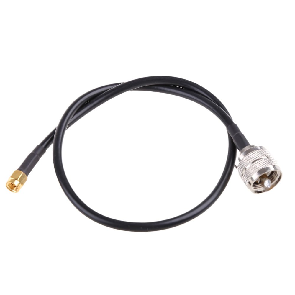 RYUJNDK SMA to UHF Extension Cable RG58 SMA Male to PL259 Male WiFi Pigtail Cable Jumper Cable for CB Radio Ham Radio