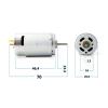 FHVQRCUNS Electronic Starter RP390-ST/23115 28mm Electronic Starter DC 12V 14V 18V 8100RPM Carbon Brush Electronic Starter DIY Hobby Toy Car Boat Model view 2