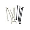 2Pcs RC Car 1/10 HSP 08059 (08029) Silver Steel Front/Rear Dogbone Drive Shaft 89.5mm for 1/10 RC Model Car 94111 94108 94188(2PCS Silver 63mm) view 1