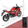 Risopen 1:12 Scale Model Motorcycle for Kawasaki Ninja 400 Plastic with Diecast Motorcycle Model No Assembly Required Moto Mini Finished Motorrad for Adult Kid Boy (Red) view 2