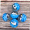 SKISUNO 5pcs Rubber Bouncy Ball Toy for Boys and Girls Penguin Designed Educational Cognitive Toys Soft and Safe for Boy Girl view 4