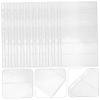 FOYTOKI 20sheets Stamp Album Pages Standard Collectible Stamp Pages Transparent Protectors for Storage and Currency view 2