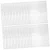 OFFSCH 20sheets Stamp Collecting Pages Transparent Storage Album for Stamps Currency Acid Binder Pages for Collectors Row Design view 1