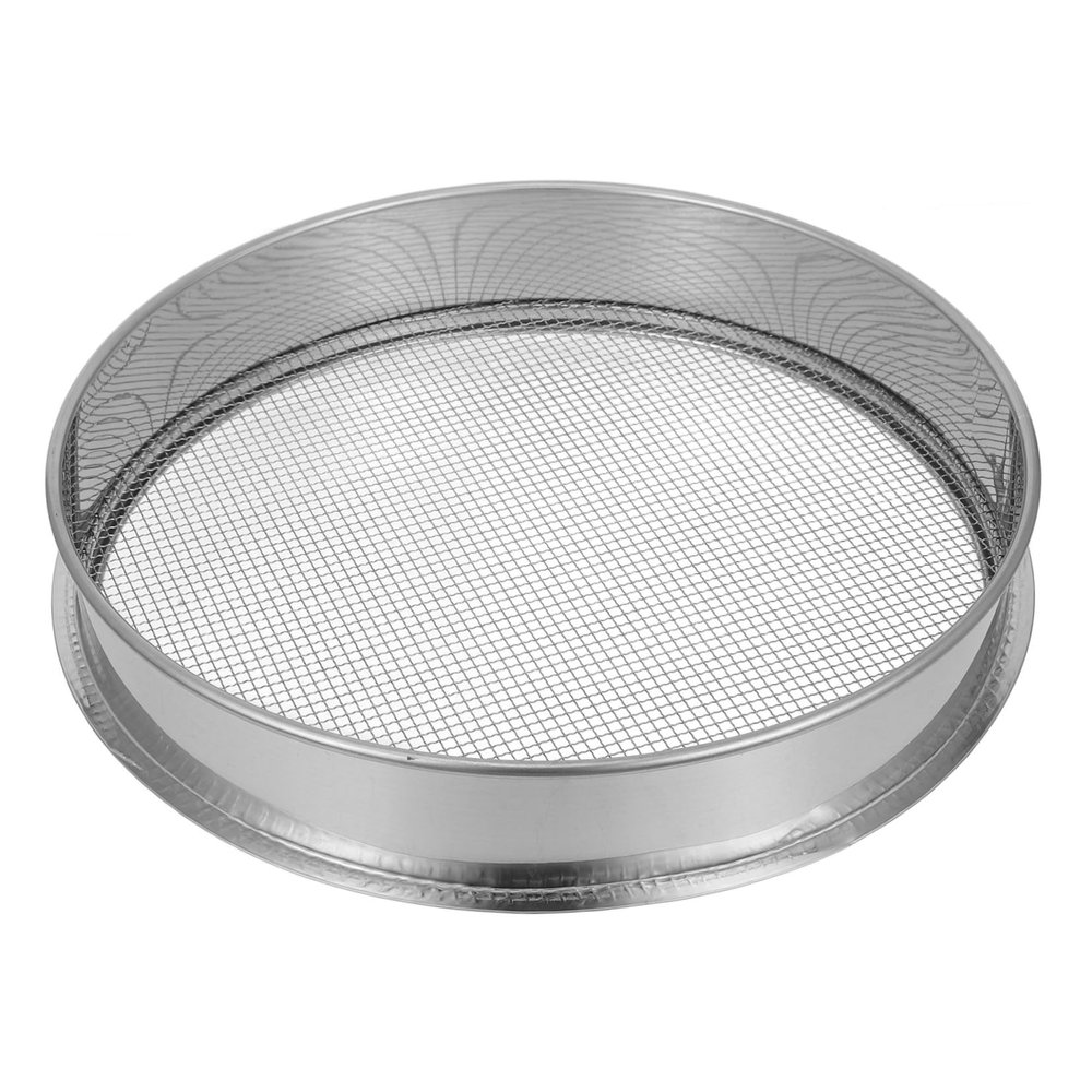 VINTORKY Dirt Sifter for Gardening Lightweight Stainless Steel Sieve for Home and Garden Use