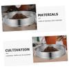 VINTORKY Dirt Sifter for Gardening Lightweight Stainless Steel Sieve for Home and Garden Use view 3