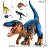 BLmukce 24" Large Dinosaur Toys for Kids 3-5, Big Dinosaur Tyrannosaurus rex Figure Toy with 10+ Dinosaurs Belly Storage, Gliding Wheels, Lights Sounds & Mist Spray  T-Rex that eats Toy for Boys Gift view 4