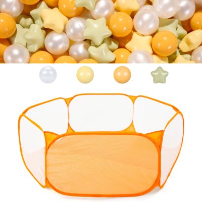 Cute Kids Ball Pit with 100 Ball Stars