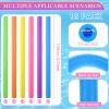 18 Pack Pool Noodles Bulk 39 x 2.24 inches Foam Pool Swimming Noodle Large Hollow Bright Foam Swim Noodles Floats Heavy Duty for Adults Floating Swimming Craft Project(Colorful) view 2