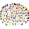 80pcs Mini Animal Figurines Set,3D Printed Little Animals Articulated Flexible Fidget Toy,Mini Animal Figurines Toy,Cute Animal Toys for Home, Office, Decor(Animals Shipped Randomly) view 1