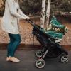 Nursing Cover for Breastfeeding Scarf, Weaving Pattern Green Baby Car Covers Super Soft Multi Use for Canopy Shopping Cart Cover Blanket Stroller Cover view 3