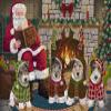 Fire Tails Christmas Cozy Wire Fox Terrier Dog Jigsaw Puzzle for Adults - Animal Printed Interlocking Puzzle Game Artwork - Gift for Dog Lover's - 300 Pcs 14"x20" view 1