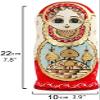 PXIWDAN Matryoshka 10 Pieces Creative Wooden Doll Birthday Gift Toy Doll Nesting Doll Stacking Doll(A) view 2