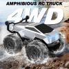 Blasland Remote Control Car, 1:16 4WD Waterproof RC Monster Truck, 2.4GHz All Terrain Amphibious RC Stunt Cars, 360 Rotating Pick-up Truck Car Toys Gifts for Boys Age 6 7 8 9 10 11 12 view 2