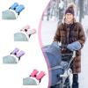 1 Pair Plush Lined Strollers Hand Muffs for Parents Water Windproof Baby Strollers Gloves Wide Compatibility view 3