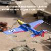 ANTSIR P51 RC Plane, Remote Control Airplane 2.4GHZ with 6-Axis Gyro Stabilizer/Aileron/Elevator/Rudder for Boys Adults Birthday/Xmas Gift Age 12 Years and UP(4CH-P51B Razorback) view 2